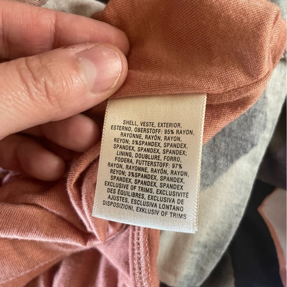 Anthropologie Maeve Novella Chevron Print Maxi Dress 3/4 Sleeves - Picture 8 of 9